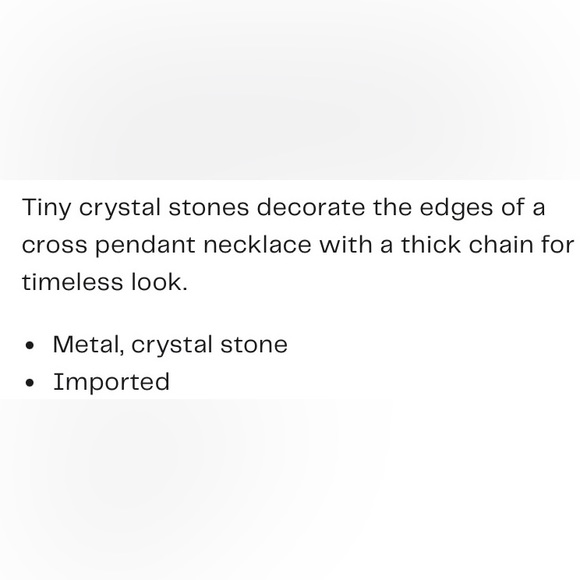 ✝️New in Box! American Exchange Premium Diamond Cross Necklace✝️ - Picture 7 of 8